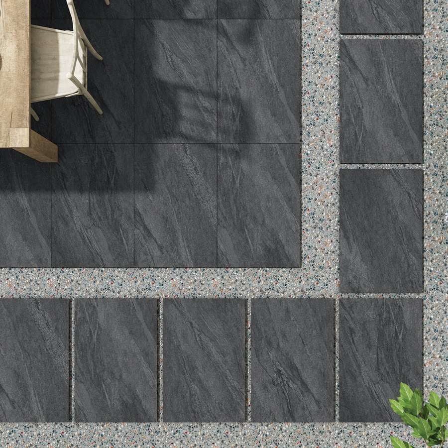 Anthracite Black 20mm Outdoor Porcelain Paving - Patio Packs