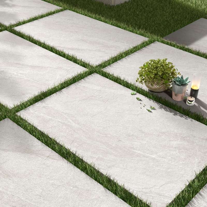 Anthracite Light Grey 16mm Outdoor Porcelain Paving - 900 x 600