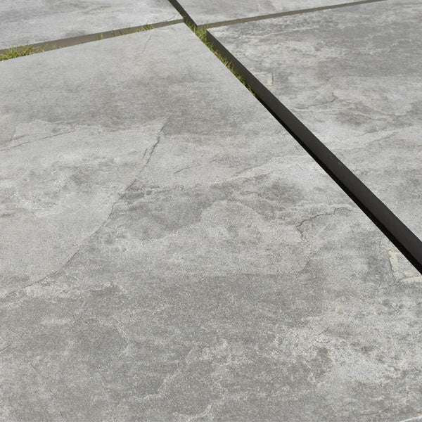 Beside Grey 20mm Outdoor Porcelain Paving - 900 x 600