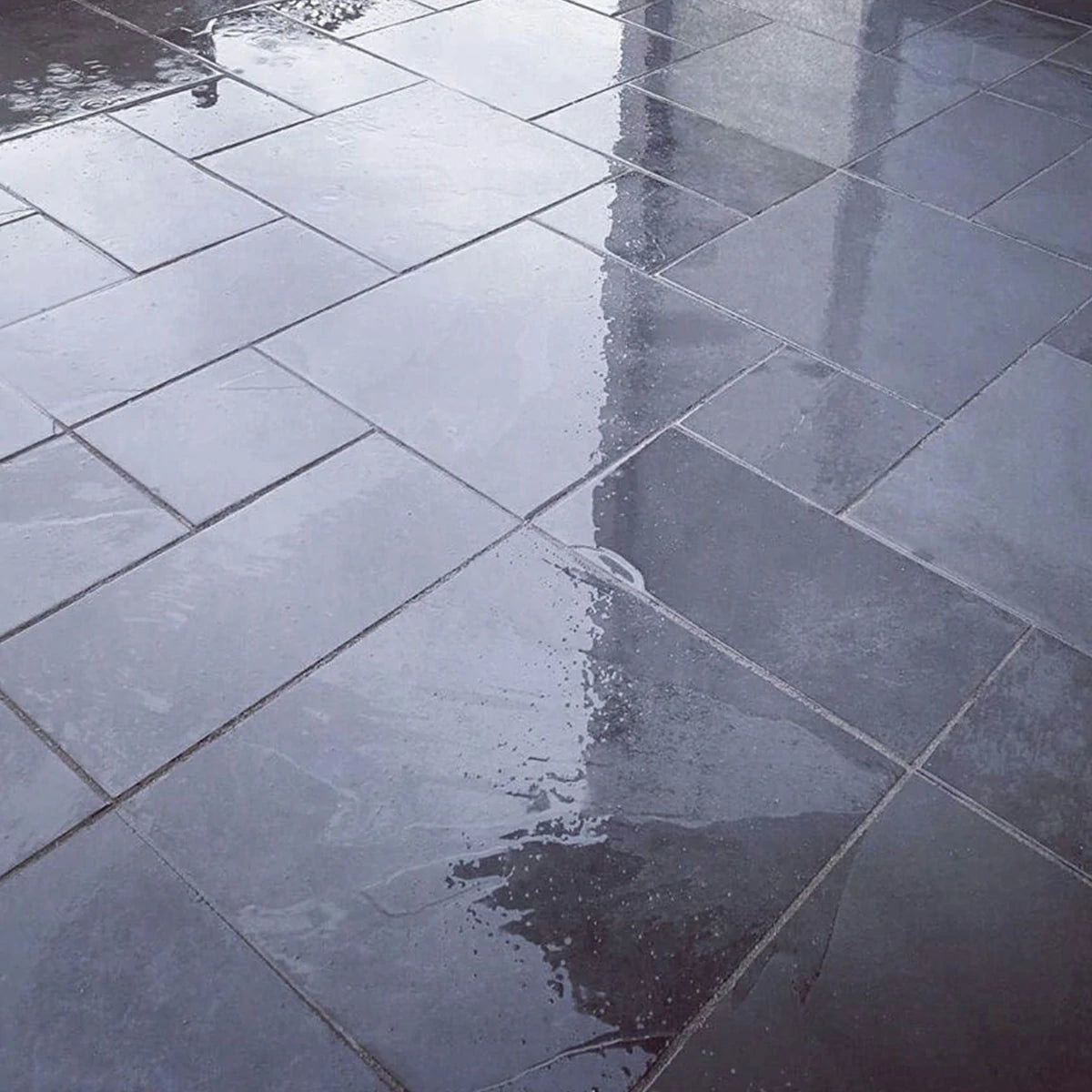 Brazilian Black Slate Paving Slabs