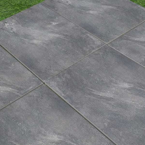 Earthcore Espirit Black 20mm Outdoor Porcelain Paving - 900 x 600