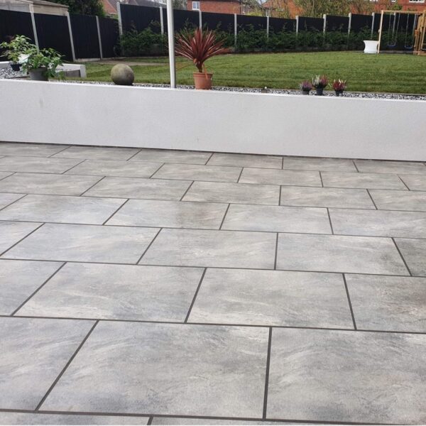 Earthcore Espirit Grey 20mm Outdoor Porcelain Paving - 900 x 600
