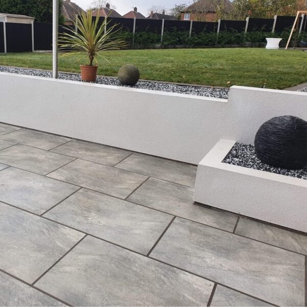 Earthcore Espirit Grey 20mm Outdoor Porcelain Paving - 900 x 600