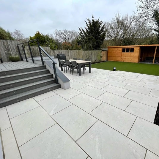 Everest Pearl 20mm Outdoor Porcelain Paving - 900 x 600