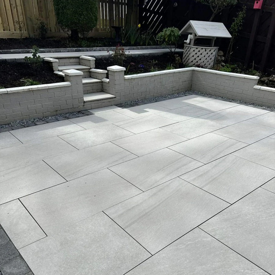 Everest Pearl 20mm Outdoor Porcelain Paving - 900 x 600