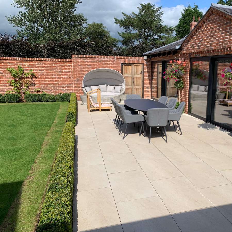 Fossil Mint 20mm Outdoor Porcelain Paving - 900 x 600