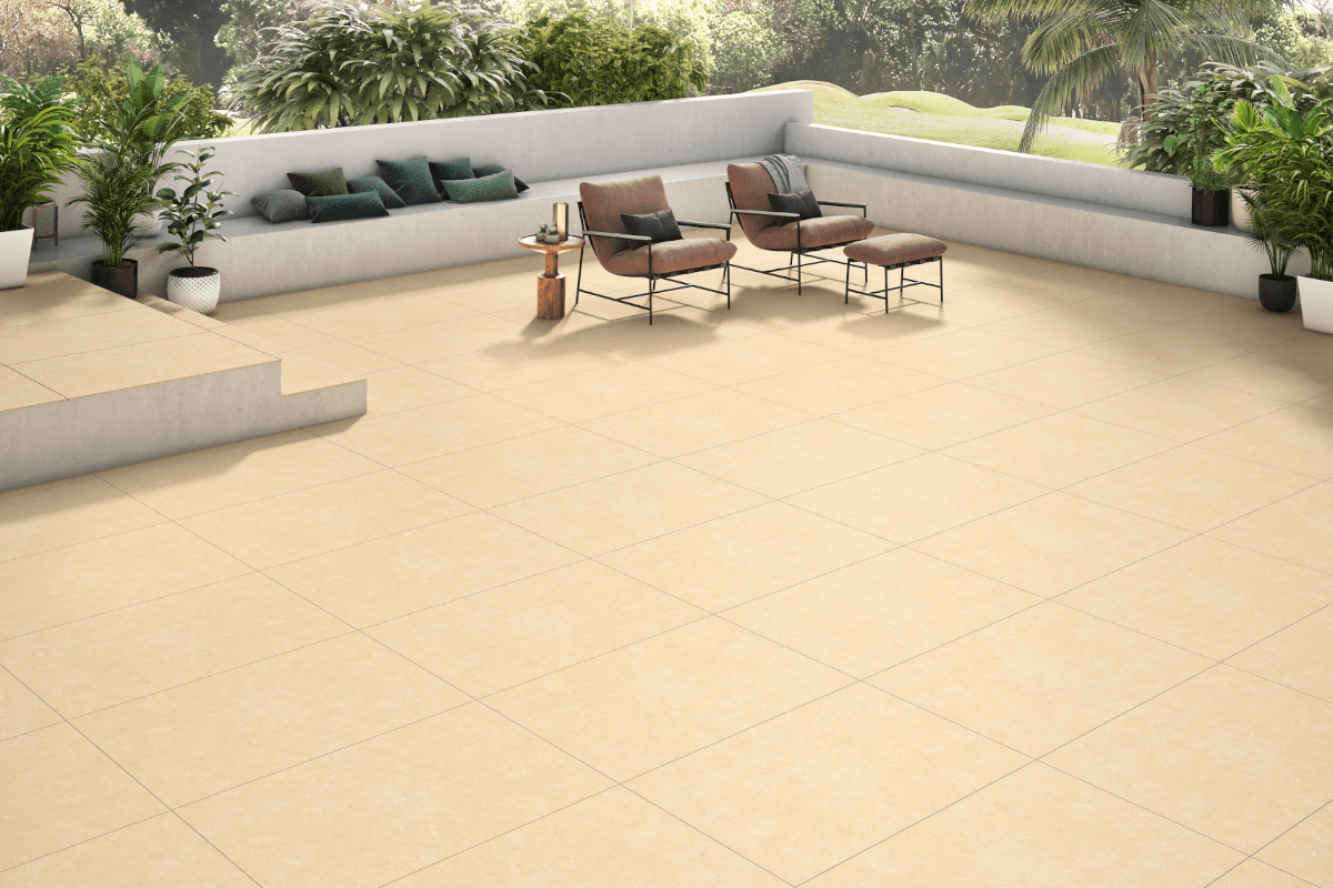 Fossil Crema 20mm Outdoor Porcelain Paving - 900 x 600