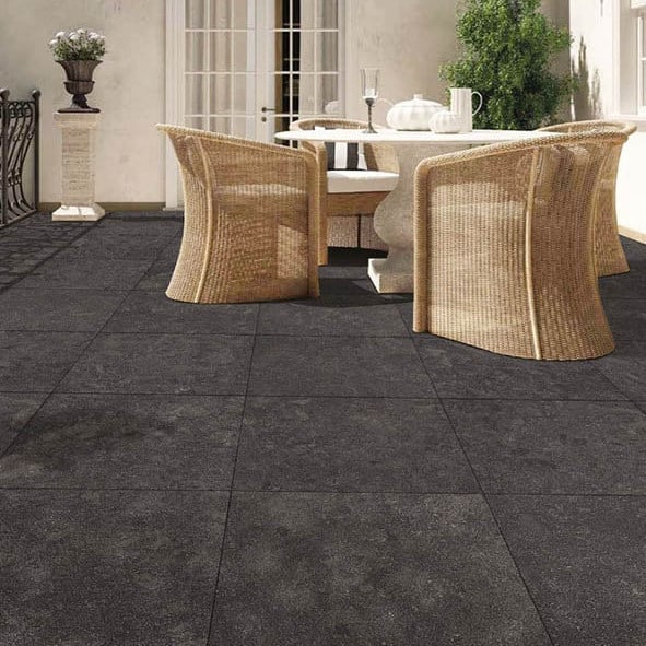 Fossil Nero 20mm Outdoor Porcelain Paving - 900 x 600