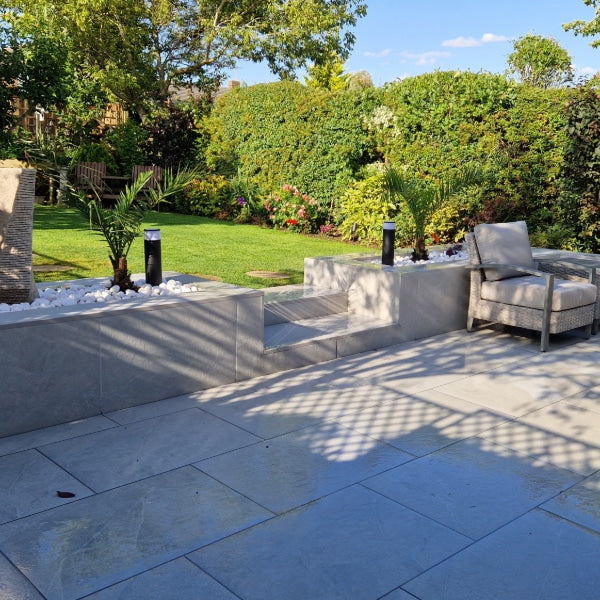 Getafe Grey 20mm Outdoor Porcelain Paving - 900 x 600