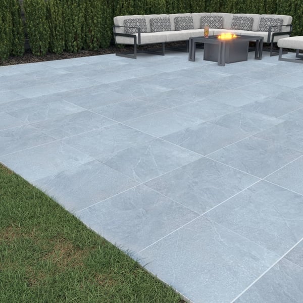 Getafe Grey 20mm Outdoor Porcelain Paving - 900 x 600