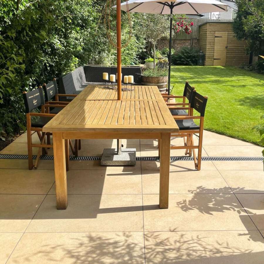 Hs Beige 16mm Outdoor Porcelain Paving - 900 x 600