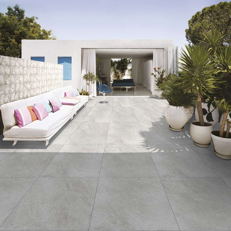 HS Grey 16mm Outdoor Porcelain Paving - 900 x 600