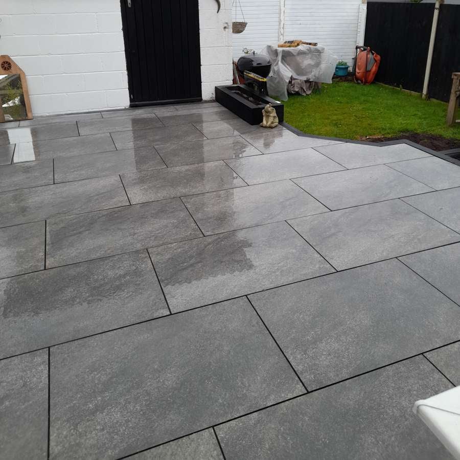 HS Nero 20mm Outdoor Porcelain Paving - 900 x 600