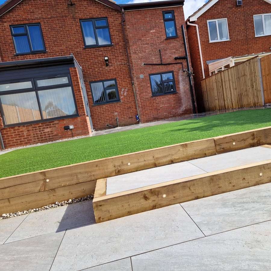 Kandla Grey 20mm Outdoor Porcelain Paving - 600 x 600