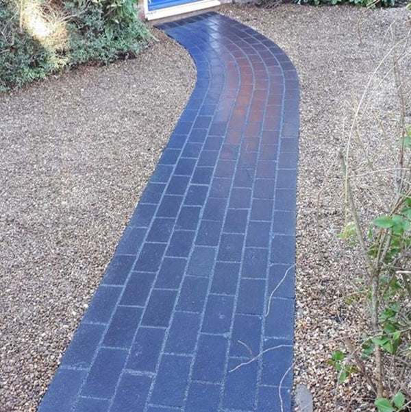 Black Limestone Cobbles Slabs