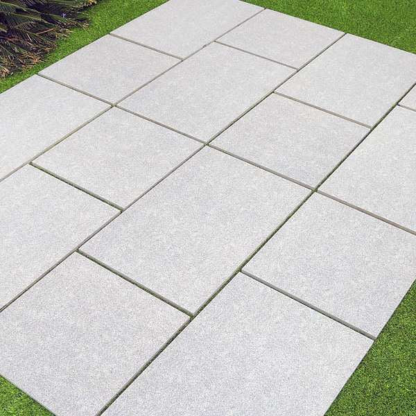 Granite Mid Grey 20mm Outdoor Porcelain Paving - 900 x 600