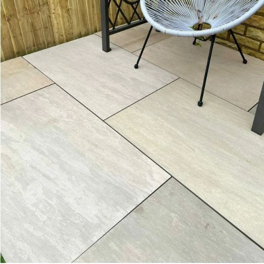 Raj Green 20mm Outdoor Porcelain Paving - 900 x 600