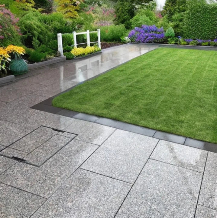 Silver Grey Granite Paving Slabs - 900x600mm