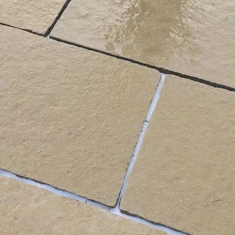 Tandur Yellow Limestone Paving Slabs