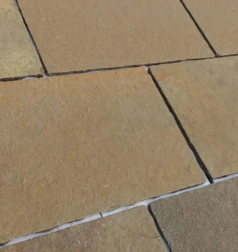 Tandur Yellow Limestone Paving Slabs