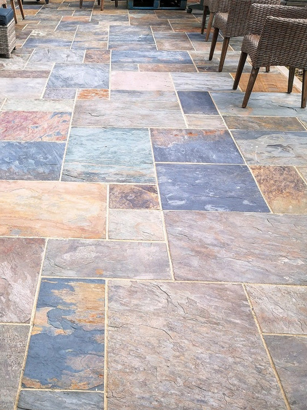 Vijaya Gold Rustic Slate Paving Slabs