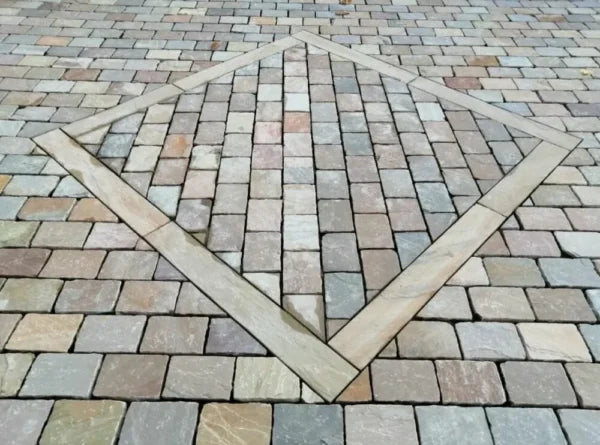 Fossil Mint Cobbles Slabs