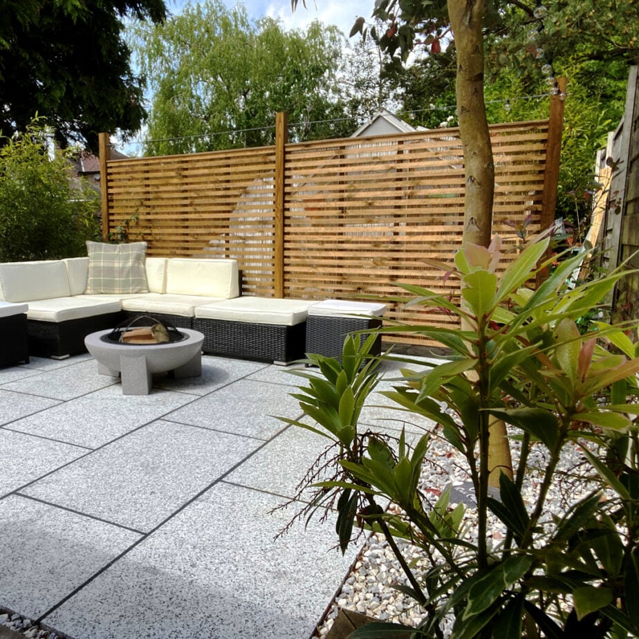 Silver Grey Granite Sawn Edges Paving Slabs