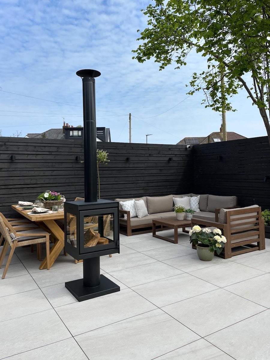 White Mint Sawn Honed Paving Slabs