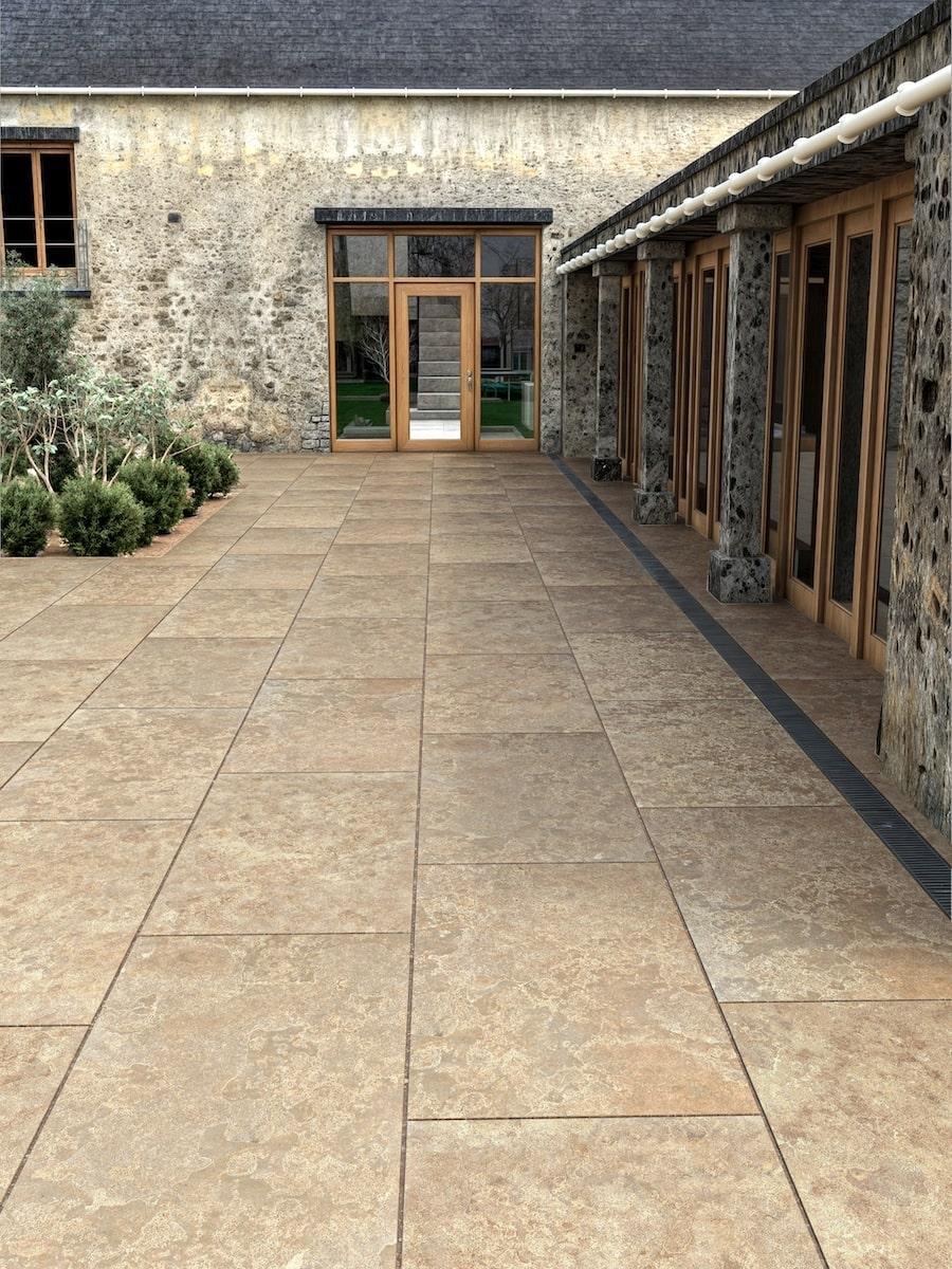 Tandur Yellow Granite Paving Slabs