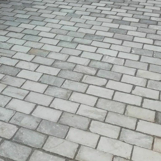 Kandla Grey Cobbles Slabs