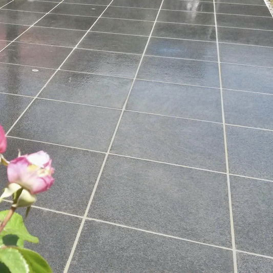 Kotah Black Handcut Edge Granite Paving Slabs