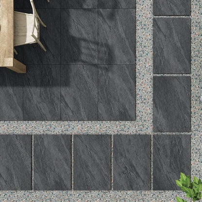 Anthracite Black 20mm Outdoor Porcelain Paving - Patio Packs