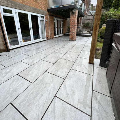 Anthracite Light Grey 16mm Outdoor Porcelain Paving - 900 x 600