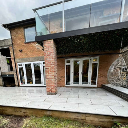 Anthracite Light Grey 16mm Outdoor Porcelain Paving - 900 x 600