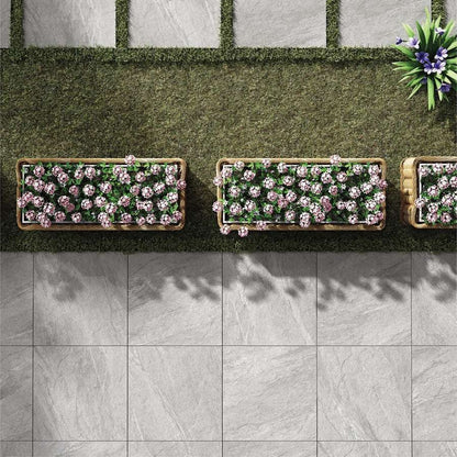 Anthracite Light Grey 20mm Outdoor Porcelain Paving - 600 x 600