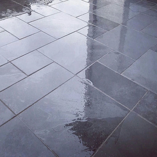 Brazilian Black Slate Paving Slabs