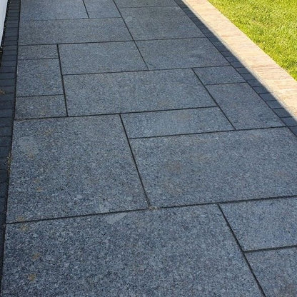 Blue Black Granite Paving - Patio Packs