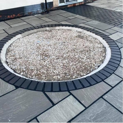 Black Limestone Cobbles Slabs