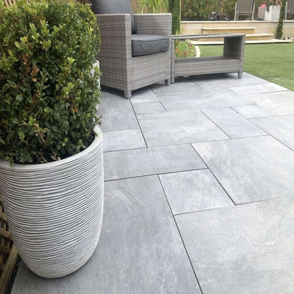 Earthcore Espirit Grey 20mm Outdoor Porcelain Paving - Patio Packs