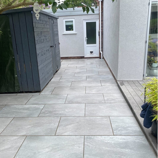Earthcore Espirit Grey 20mm Outdoor Porcelain Paving - 900 x 600