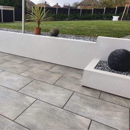 Earthcore Espirit Grey 20mm Outdoor Porcelain Paving - 900 x 600
