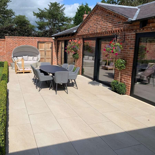 Fossil Mint 20mm Outdoor Porcelain Paving - 900 x 600