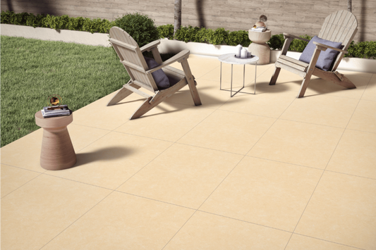 Fossil Crema 20mm Outdoor Porcelain Paving - 900 x 600