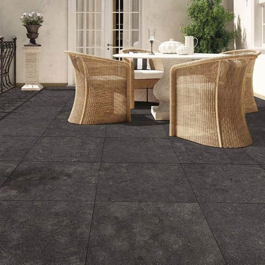 Fossil Nero 20mm Outdoor Porcelain Paving - 900 x 600