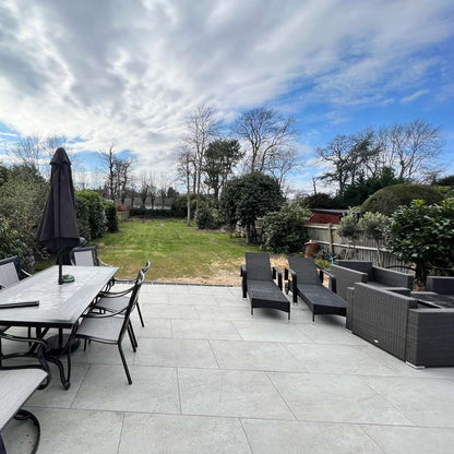 HS Grey 20mm Outdoor Porcelain Paving - 900 x 600