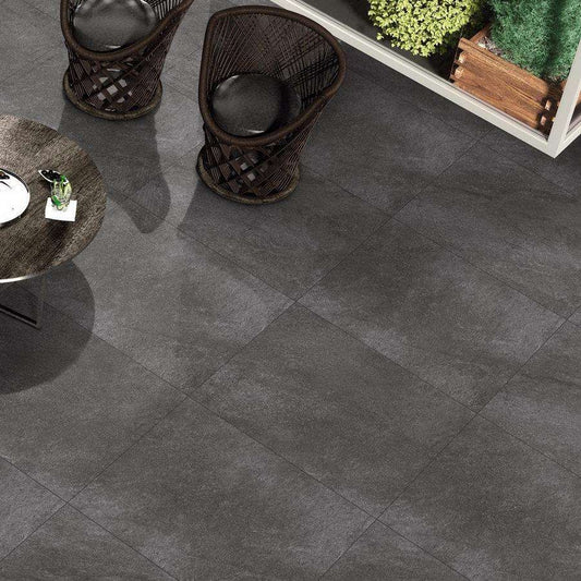 HS Nero 20mm Outdoor Porcelain Paving - 600 x 600