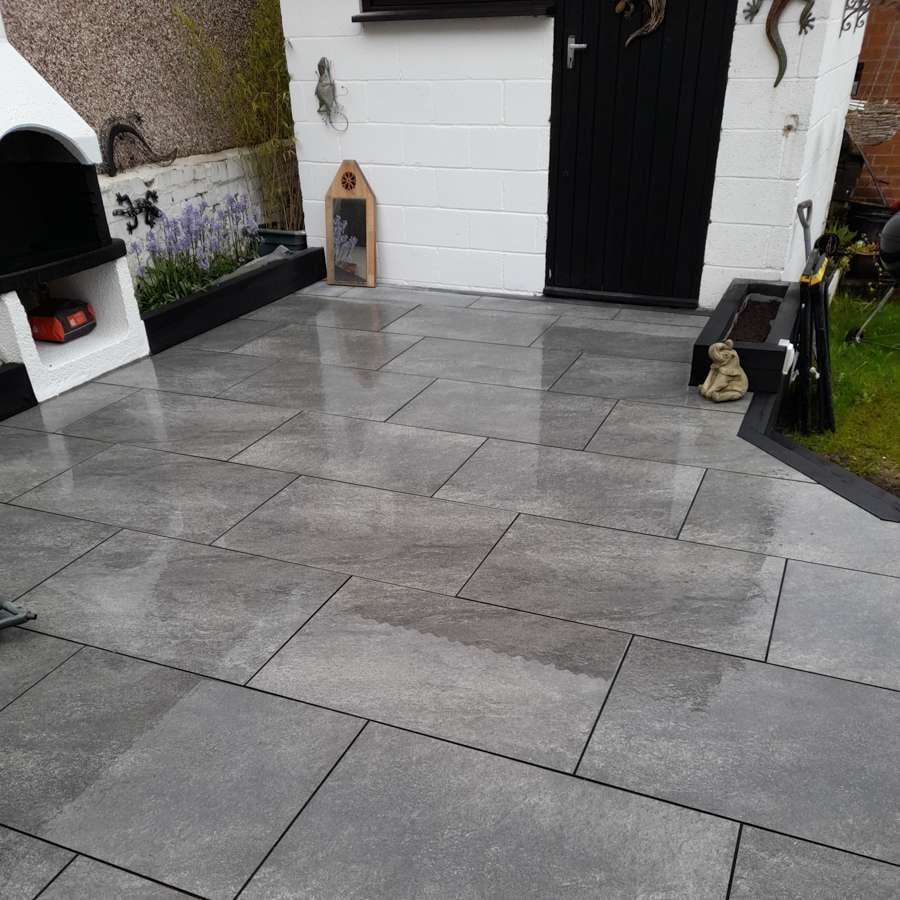 HS Nero 20mm Outdoor Porcelain Paving - 600 x 600
