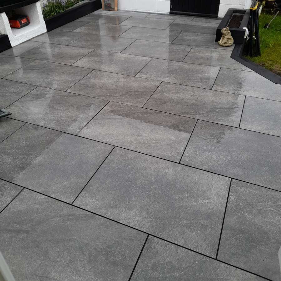 HS Nero 20mm Outdoor Porcelain Paving - 900 x 600