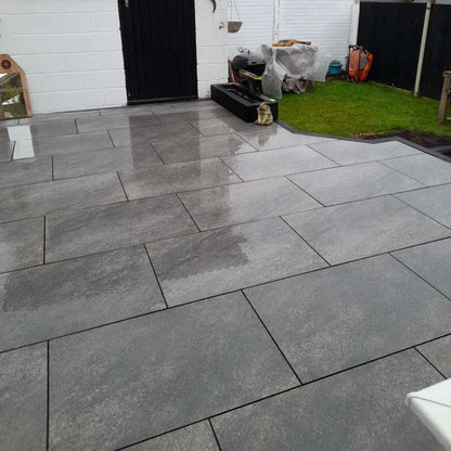 HS Nero 20mm Outdoor Porcelain Paving - 900 x 600