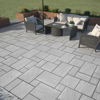 Kandla Grey 20mm Outdoor Porcelain Paving - Patio Packs